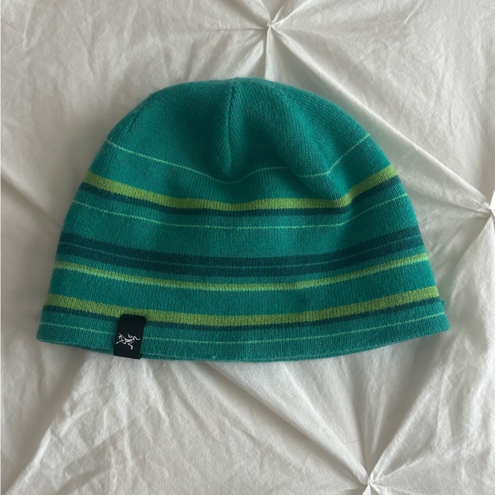 Striped Arc’teryx toque